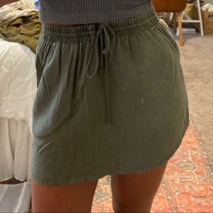 Cloth & stone green skirt